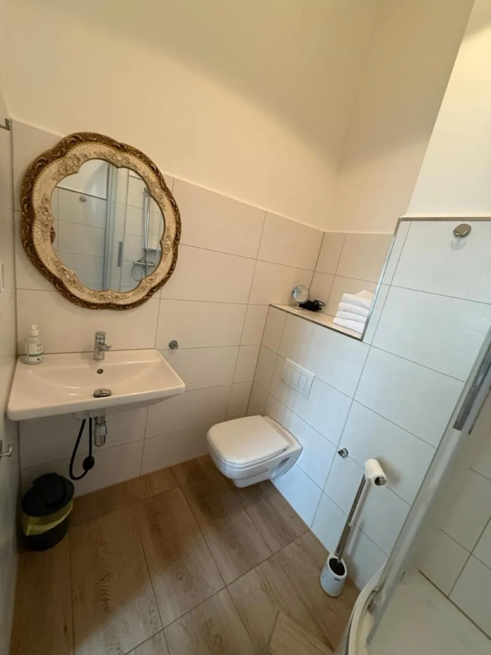 Toilet in Pension am Tiefen See