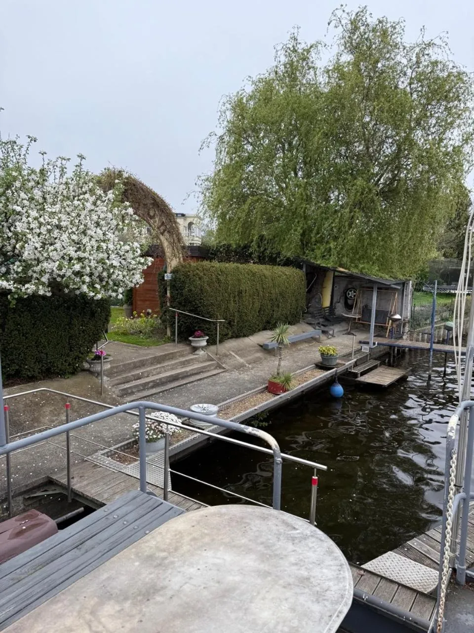 Garden in Pension am Tiefen See