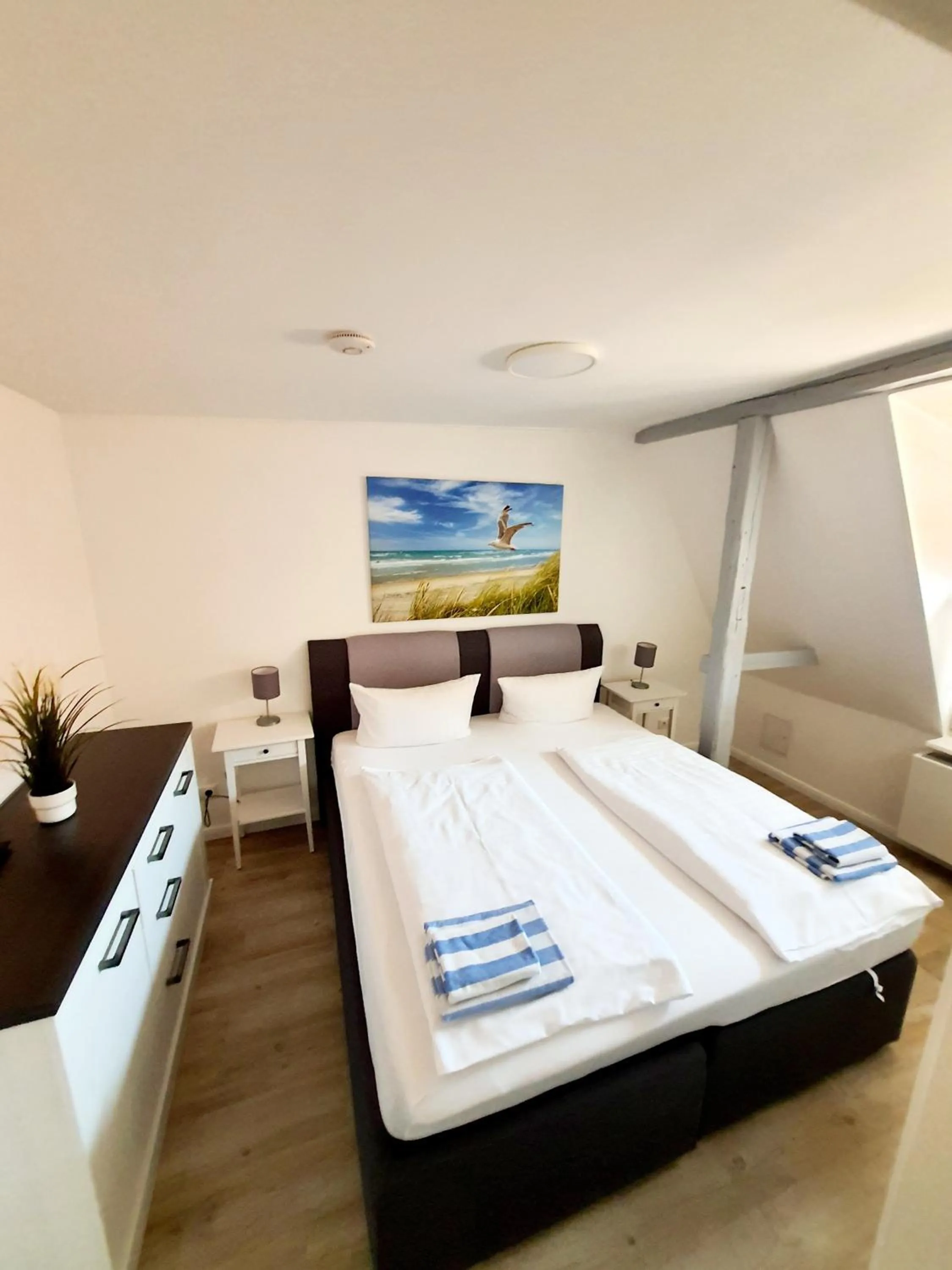 Bed in Pension Apostel