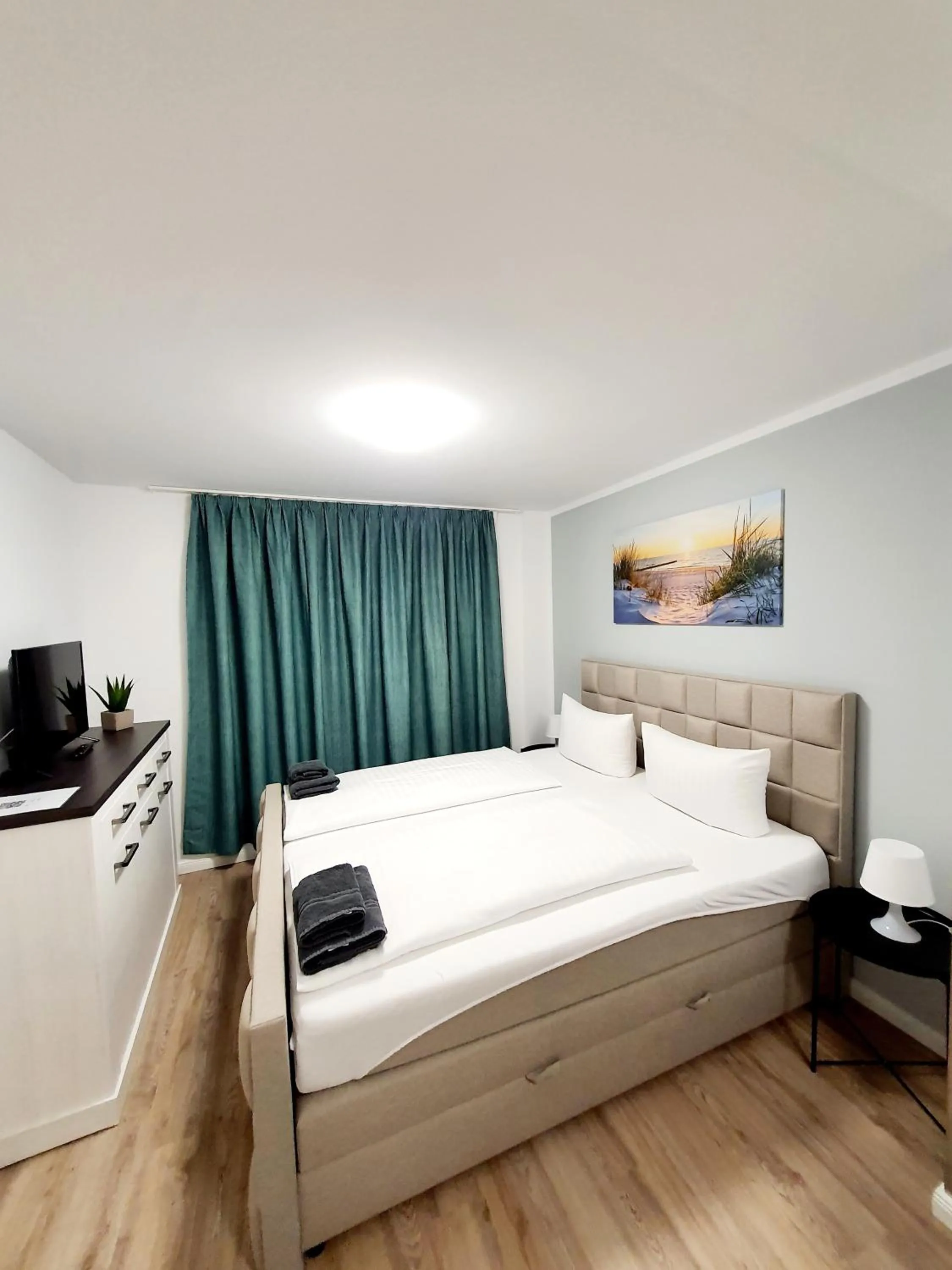 Bed in Pension Apostel