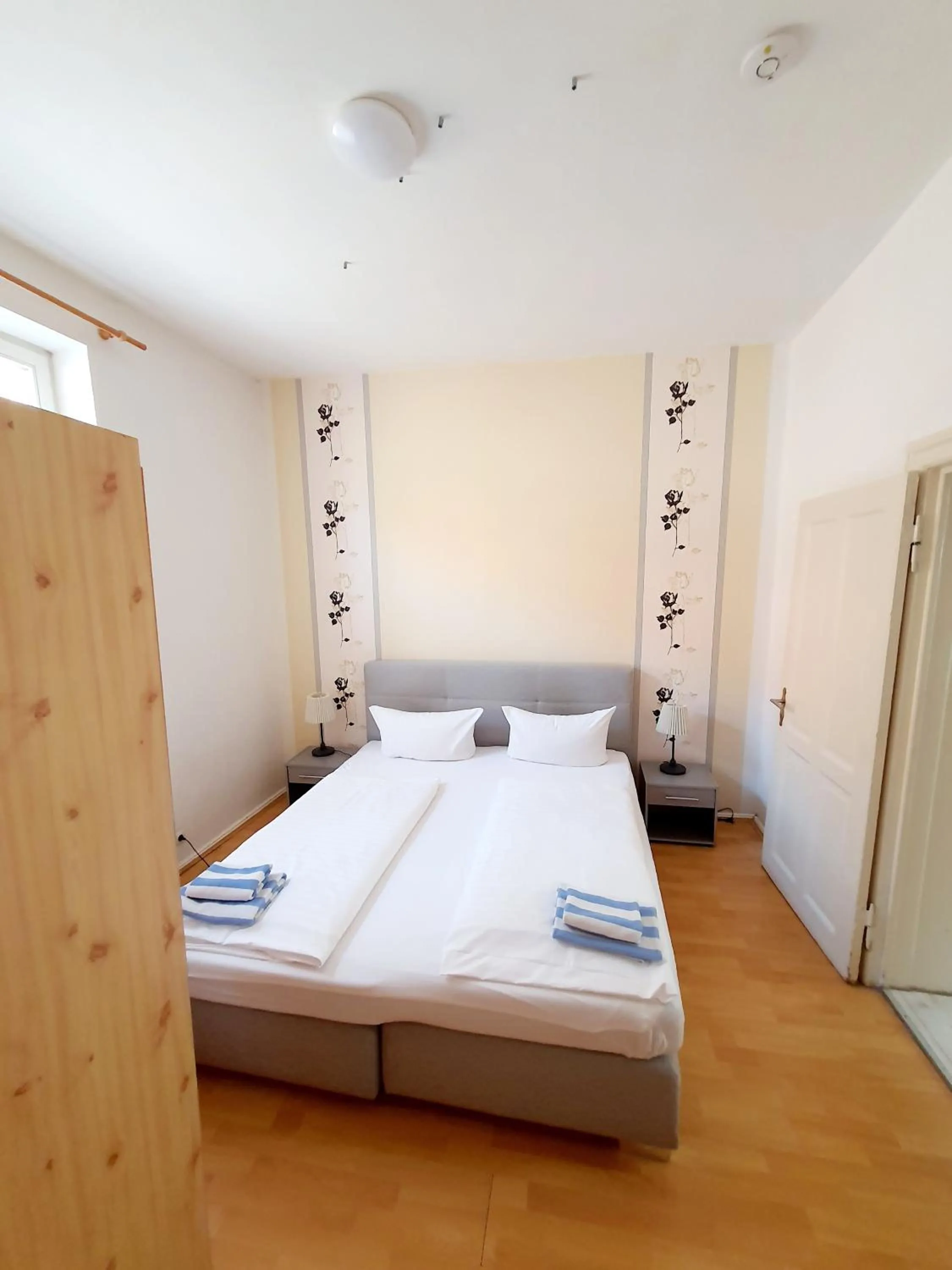 Bed in Pension Apostel