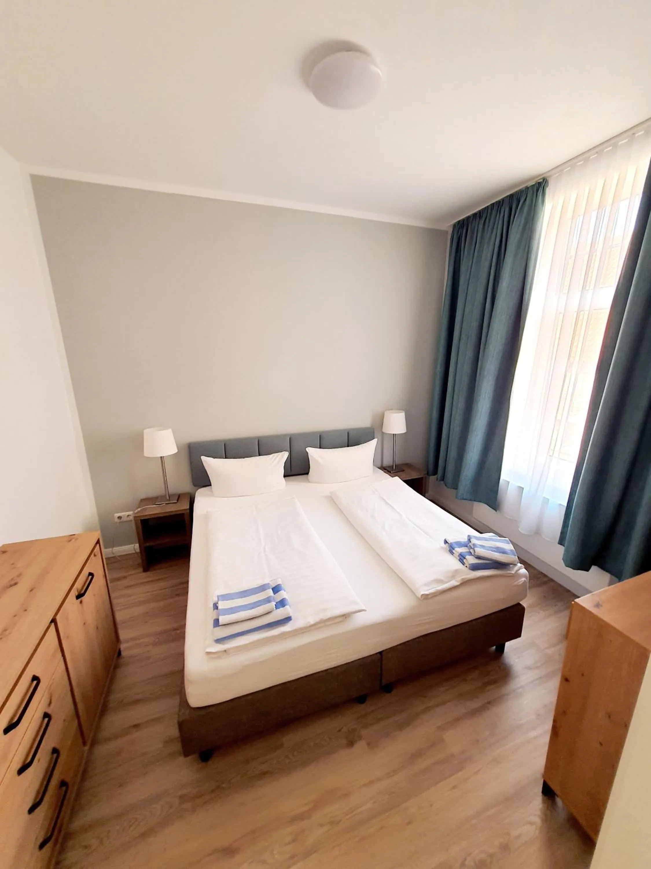 Bed in Pension Apostel