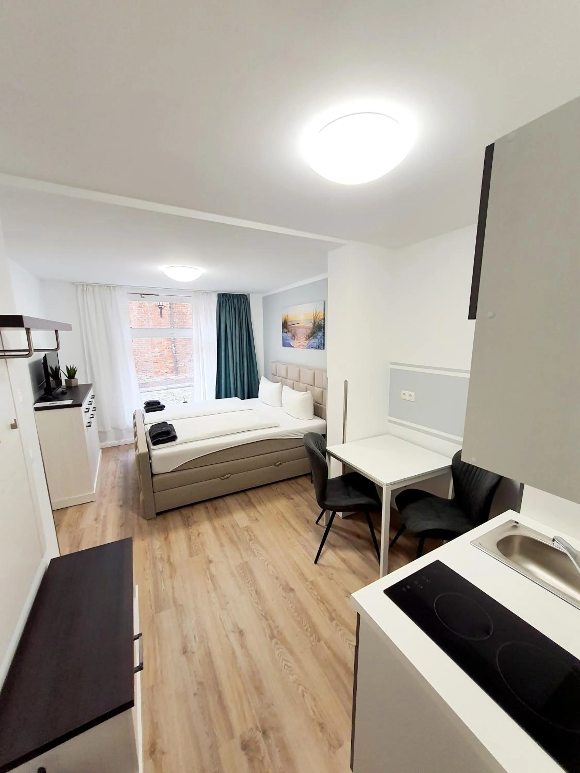 Bed in Pension Apostel