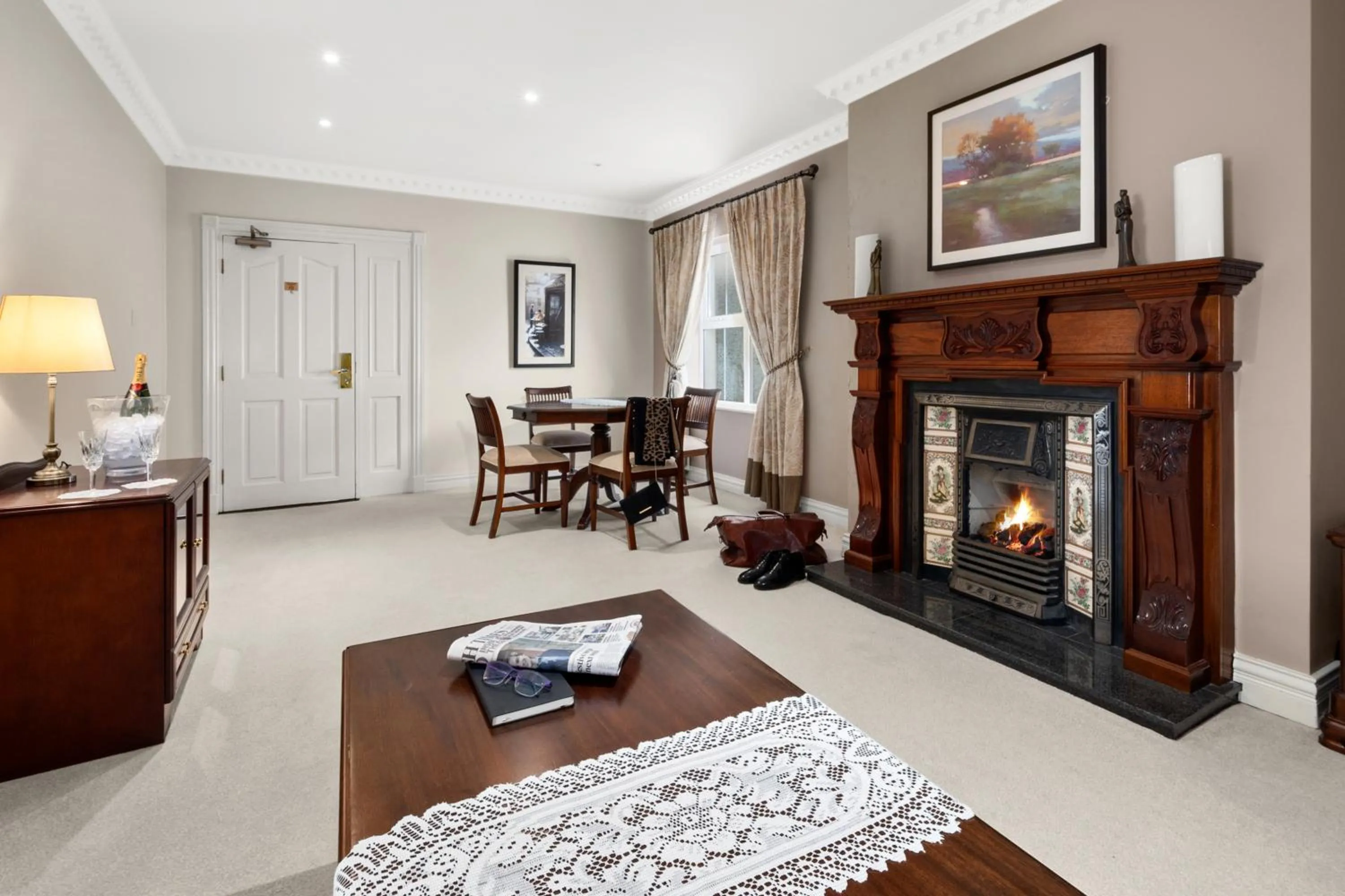 Seating area in Rathkeale House Hotel