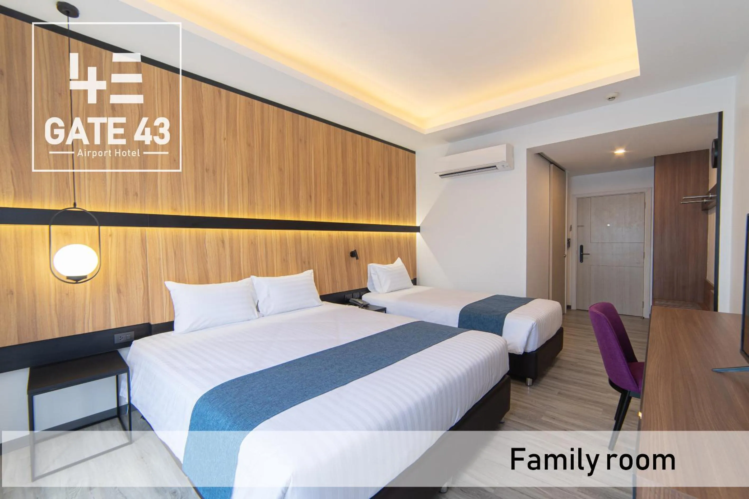 Photo of the whole room, Bed in Gate43 Airport Hotel