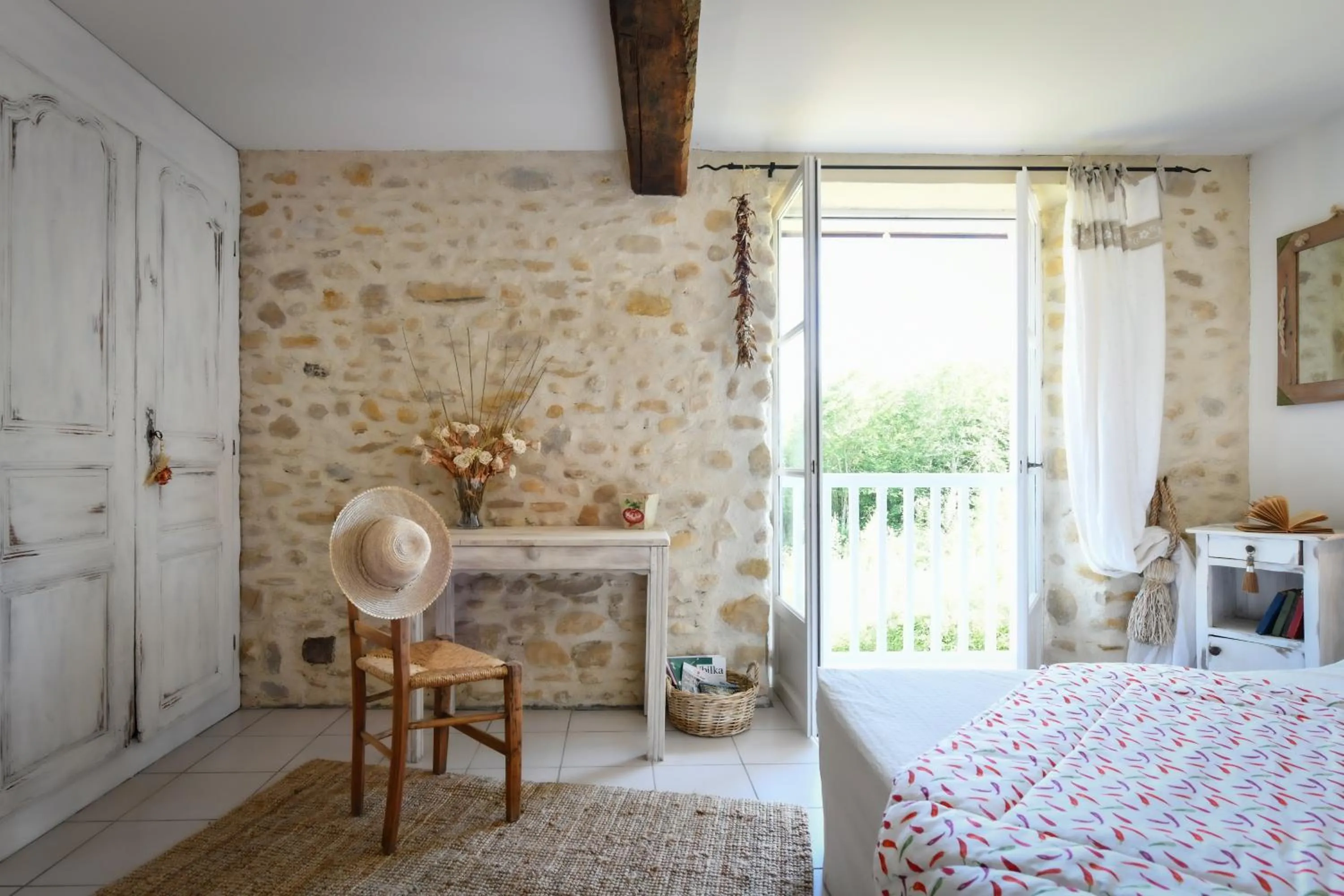 Bed in La Ferme Dagué