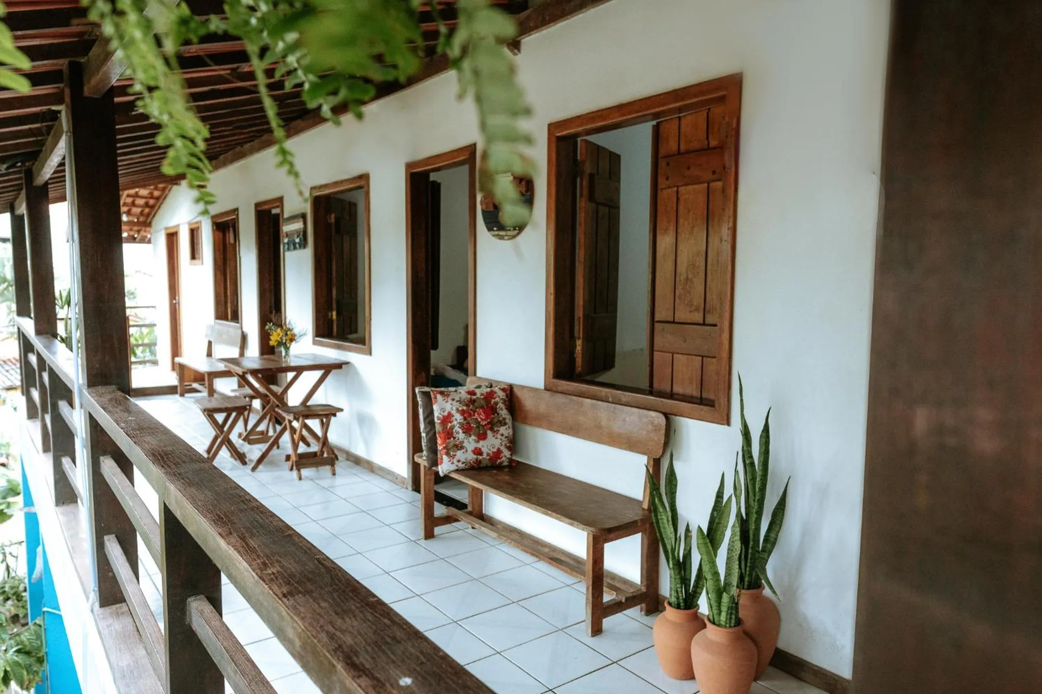 Balcony/Terrace in Pousada Ponta da Baleia