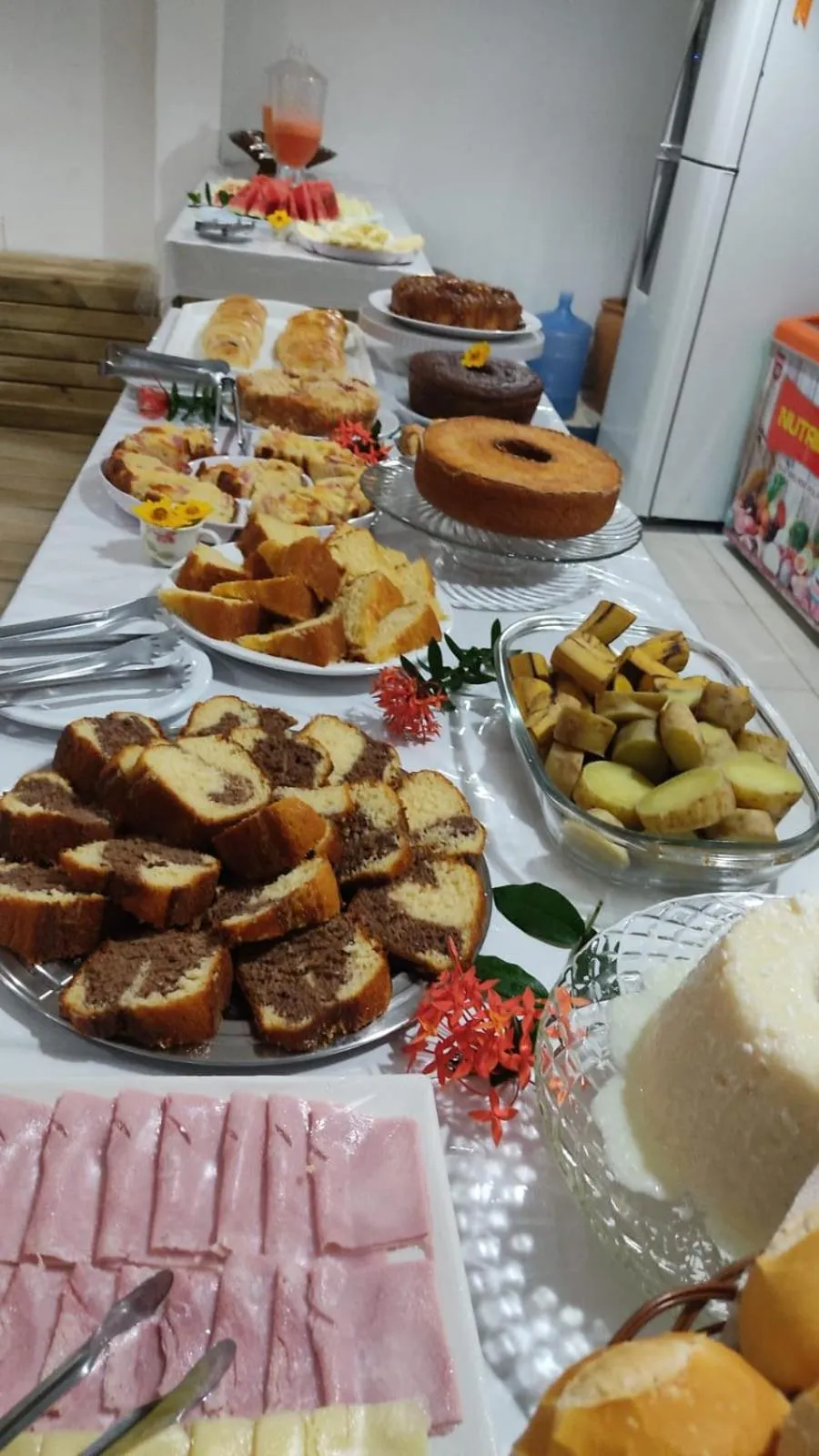 Food and drinks in Pousada Ponta da Baleia