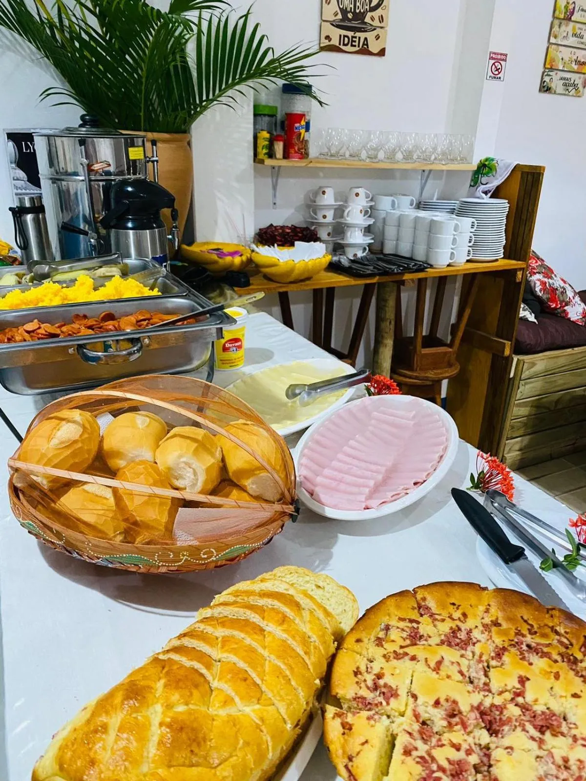 Breakfast in Pousada Ponta da Baleia