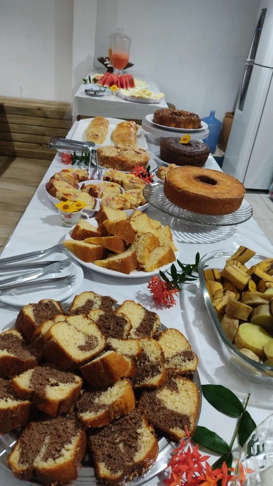 Food and drinks in Pousada Ponta da Baleia