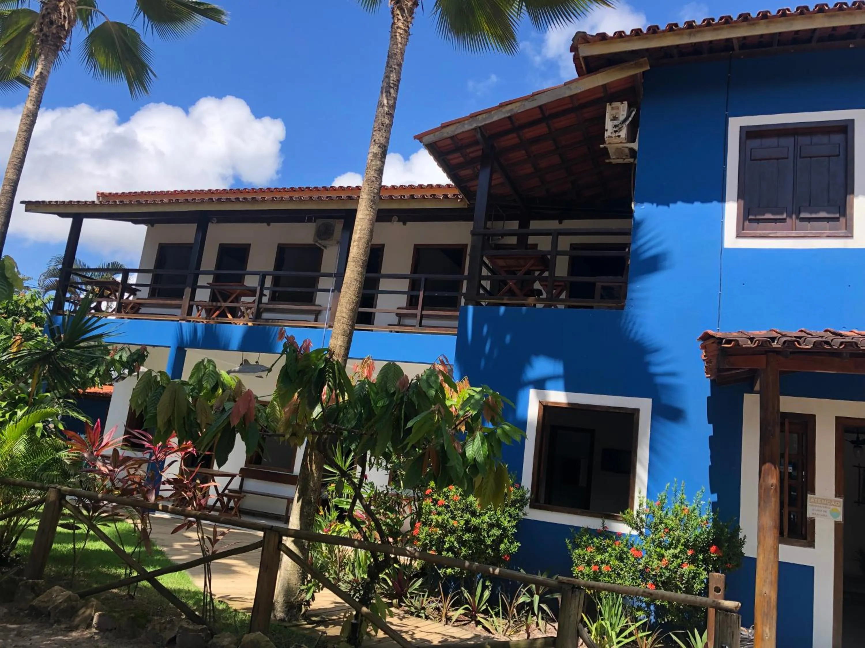 Garden in Pousada Ponta da Baleia