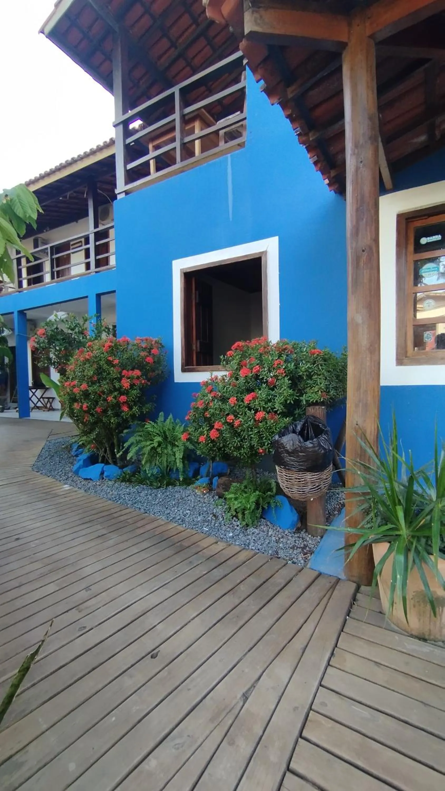 Garden in Pousada Ponta da Baleia