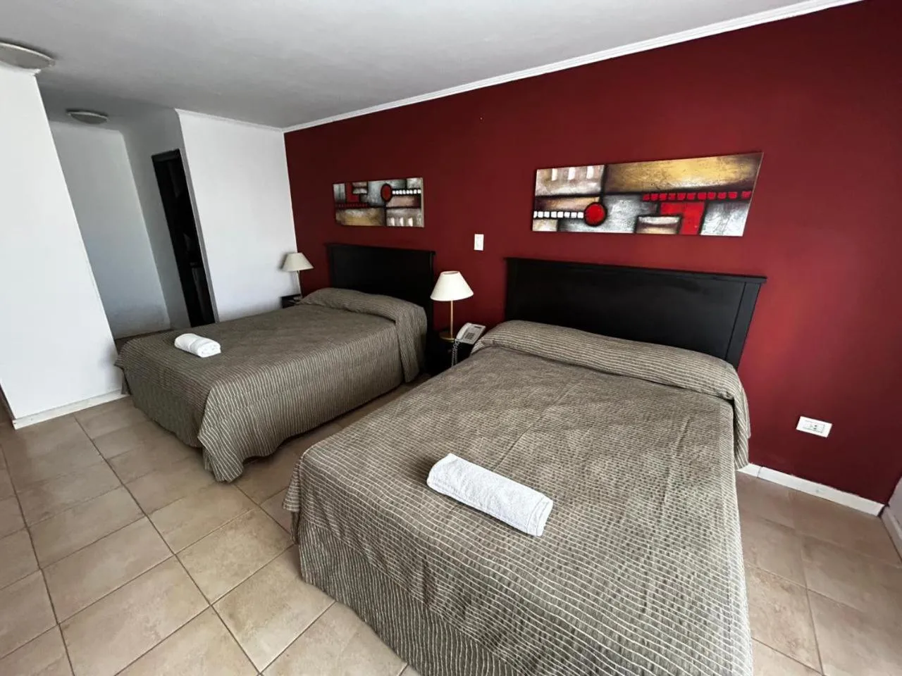 Bed in Hotel Atlántico Suites