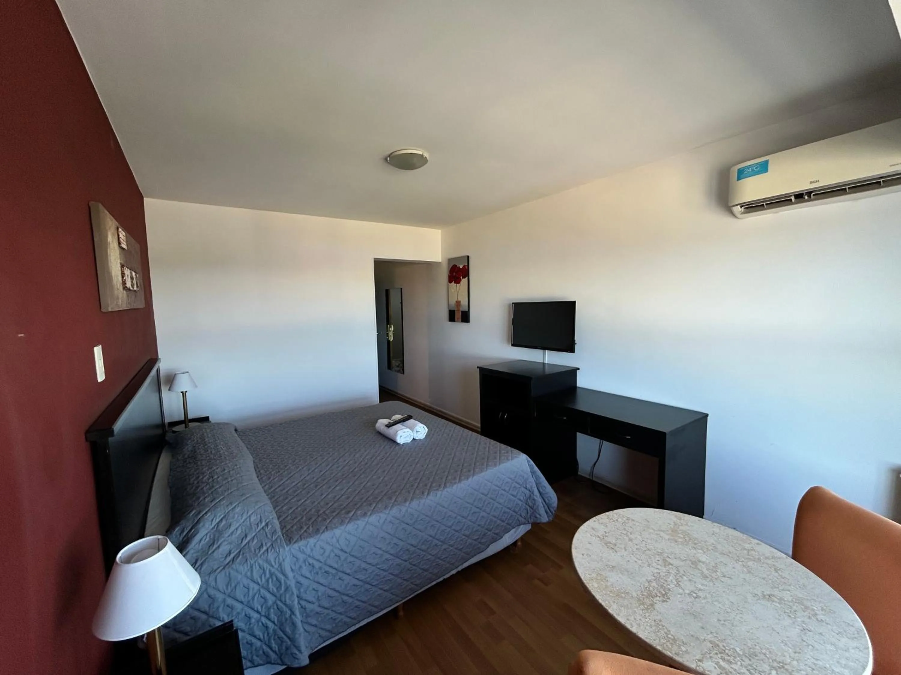 Bed in Hotel Atlántico Suites