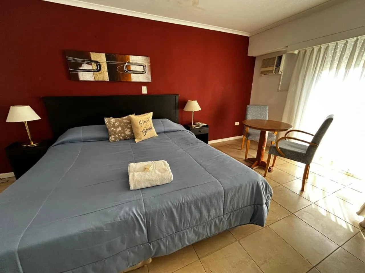 Bed in Hotel Atlántico Suites