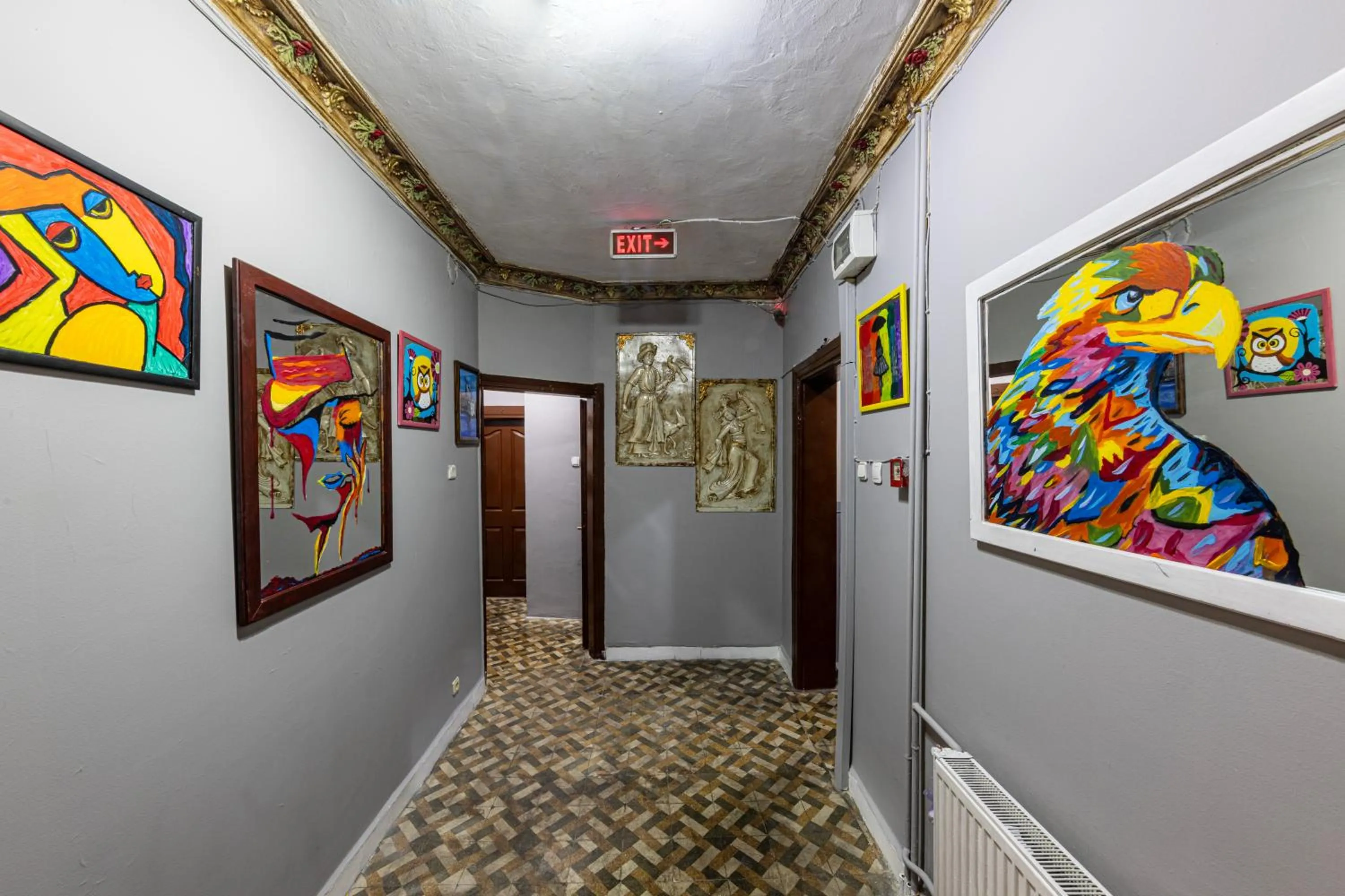 Decorative detail in Bahaus Guesthouse Hostel