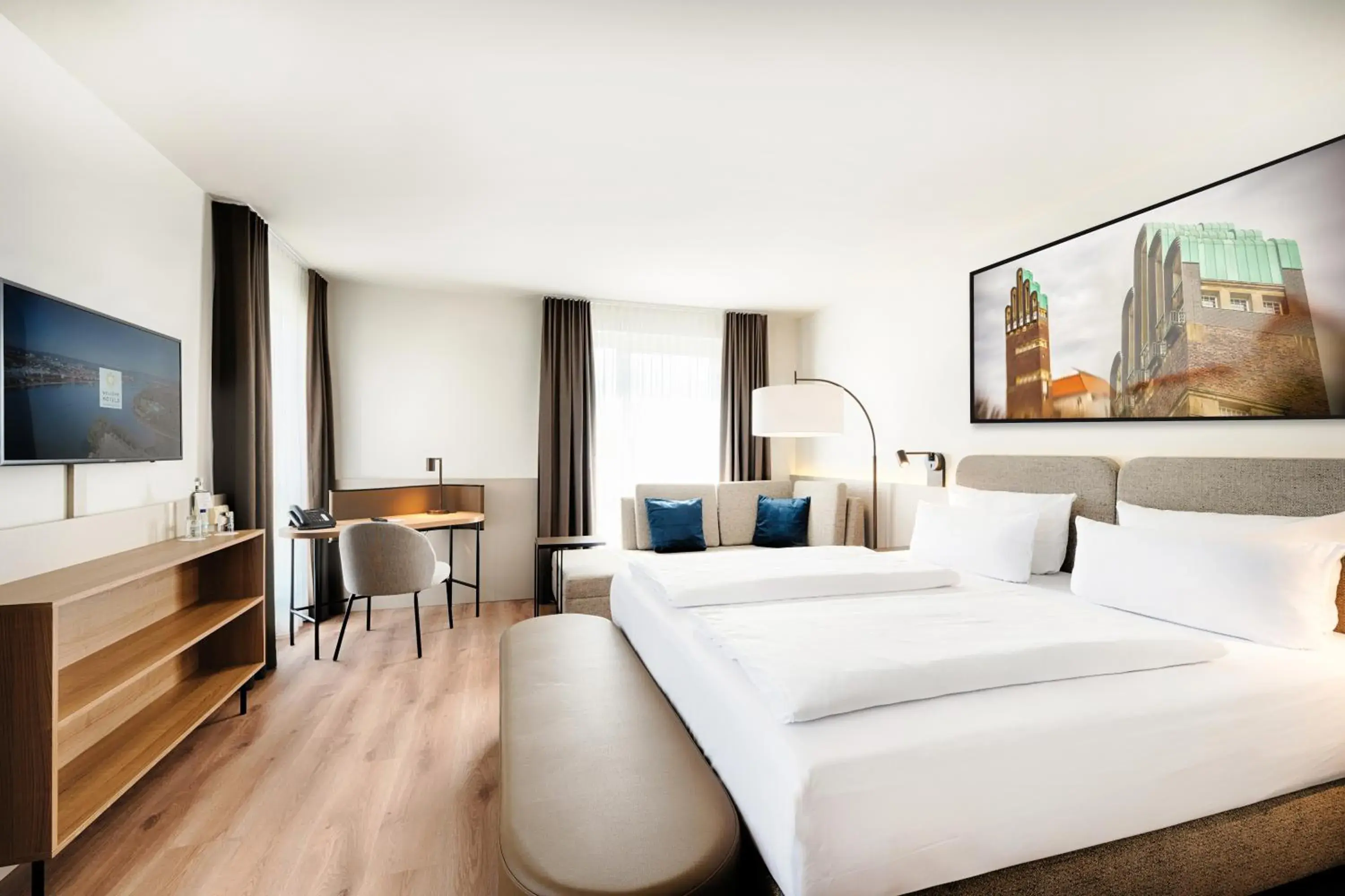 Photo of the whole room, Bed in Welcome Hotel Darmstadt City Center Photo of the whole room, Bed in Welcome Hotel Darmstadt City Center