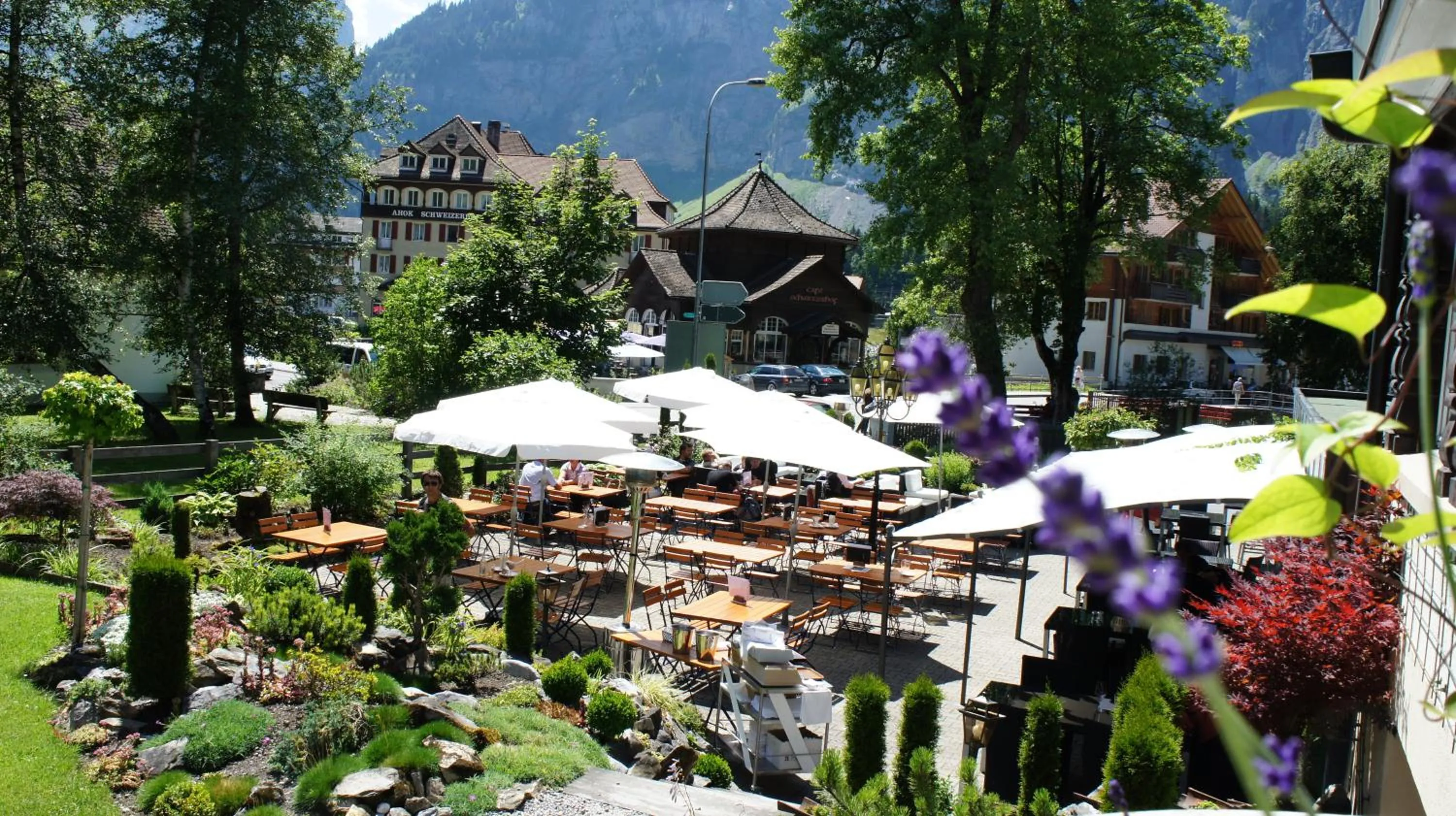 Balcony/Terrace in Belle Epoque Hotel Victoria & Apartments