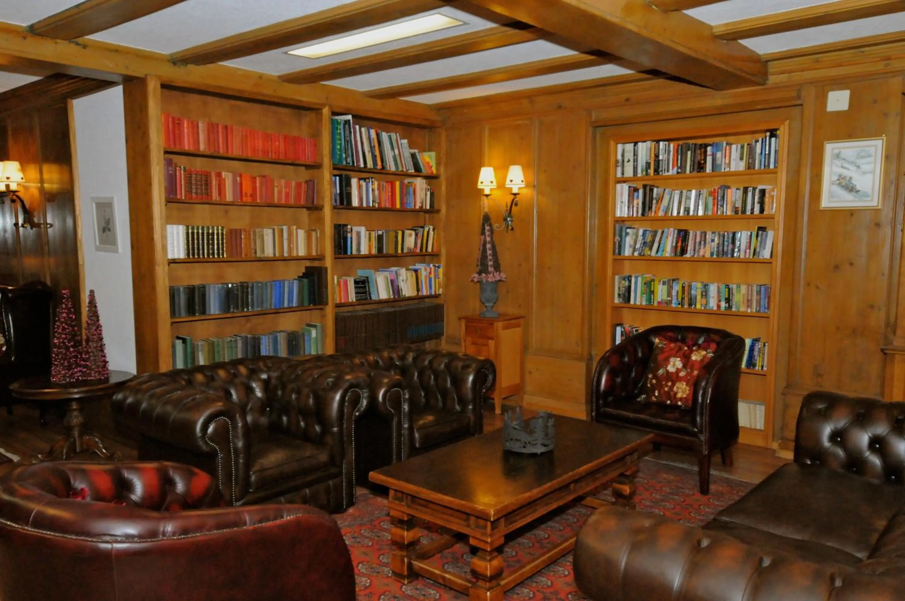 Library in Belle Epoque Hotel Victoria & Apartments