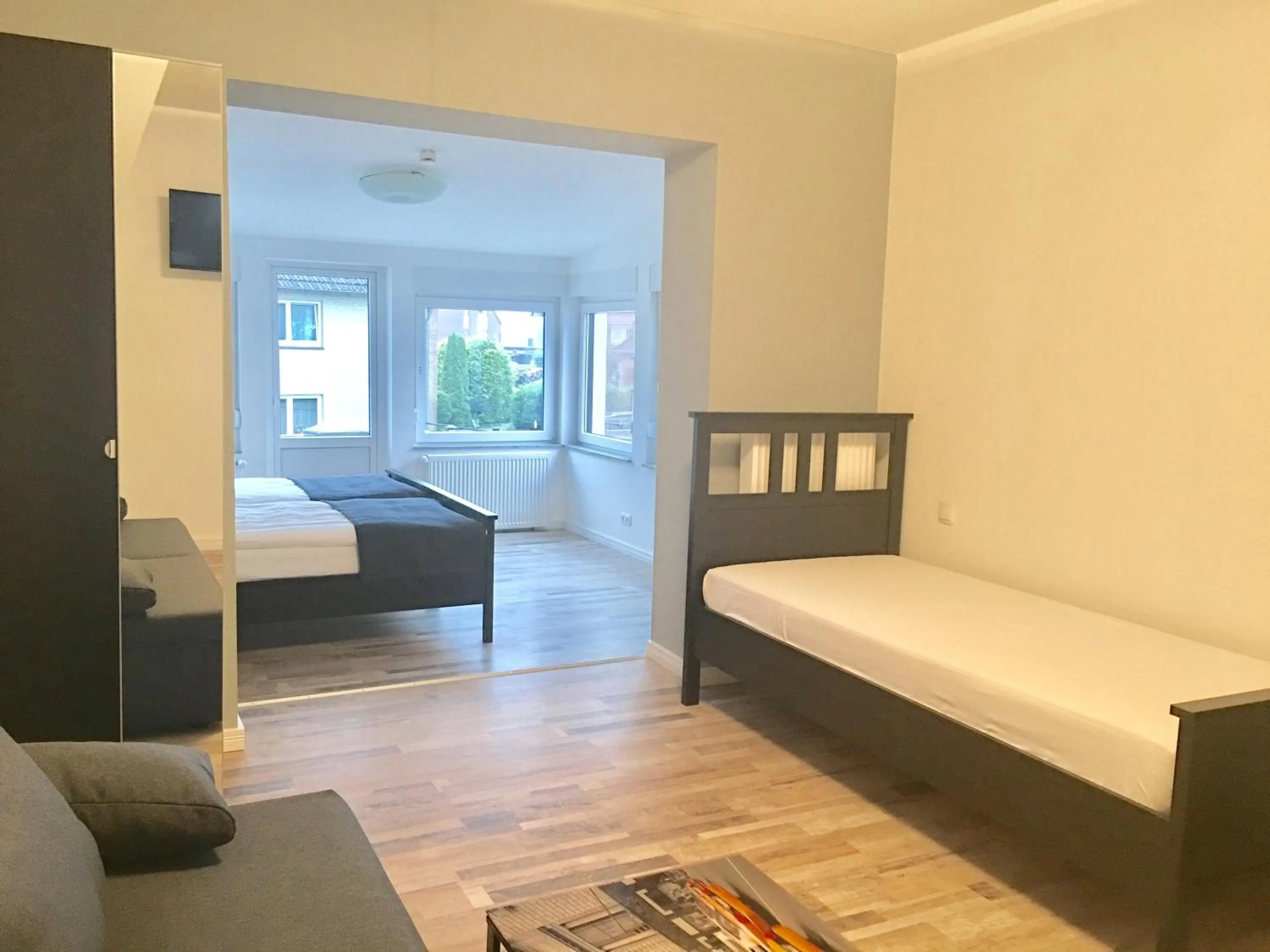 Living room, Bed in Hotel Schwarzes Ross