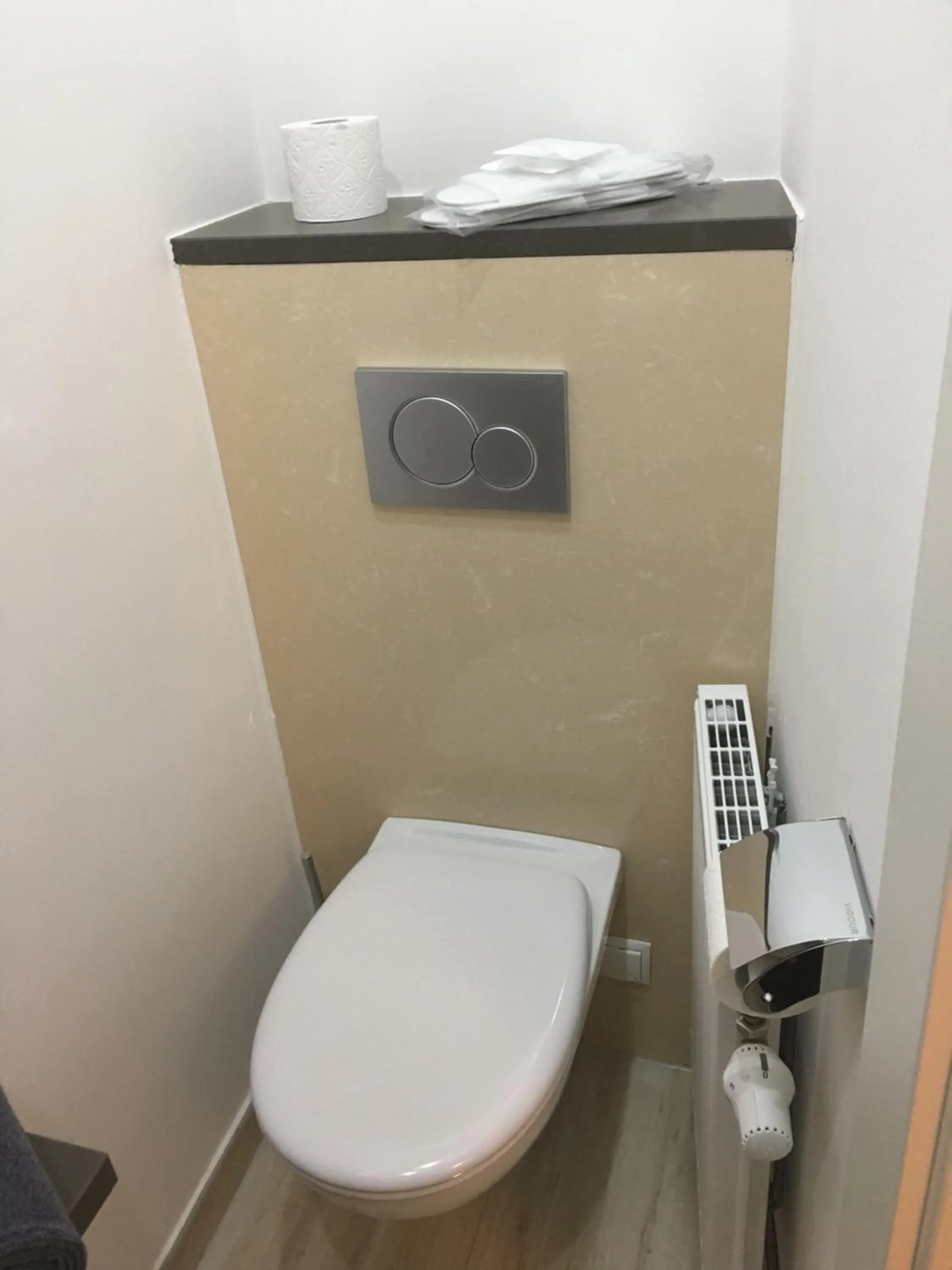 Toilet in Hotel Schwarzes Ross