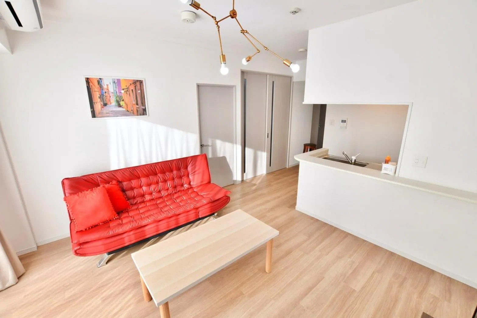 Living room in Riverside Inn Hakata