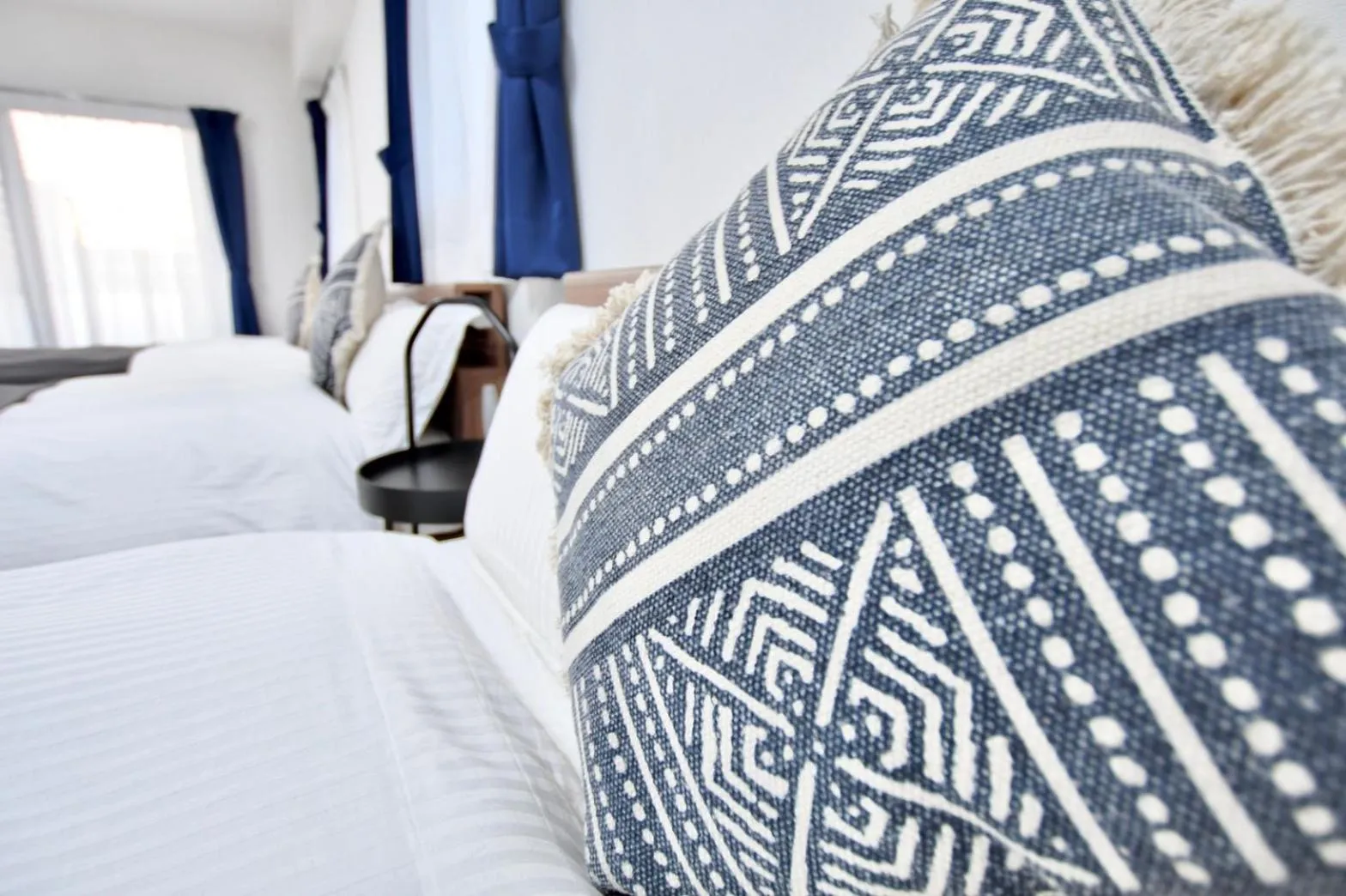 Bed in Riverside Inn Hakata