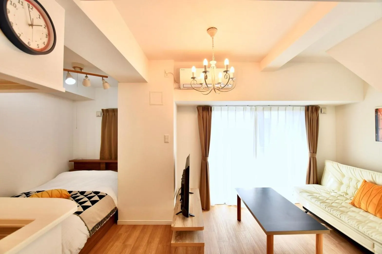 Bed in Riverside Inn Hakata