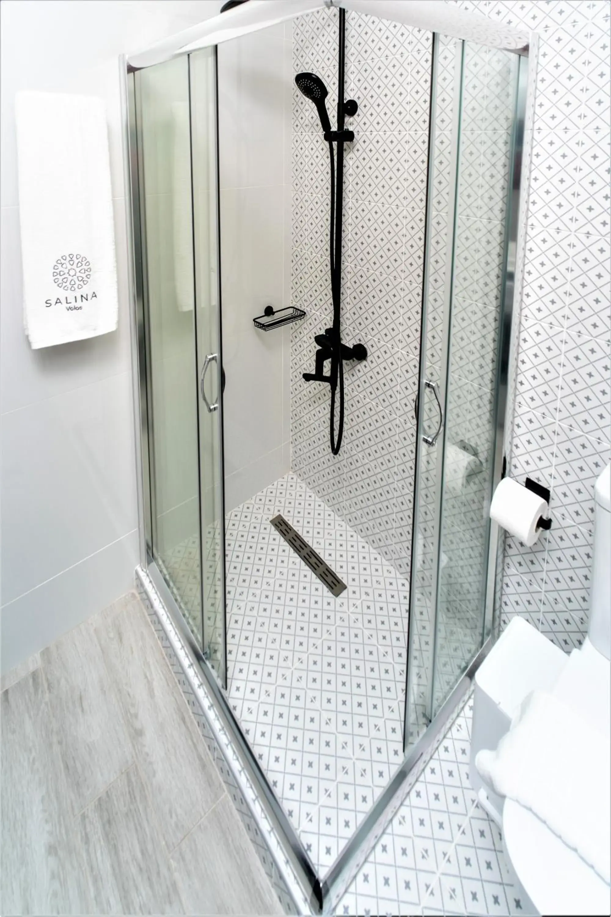 Bathroom in Salina Premium Residences Volos Bathroom in Salina Premium Residences Volos