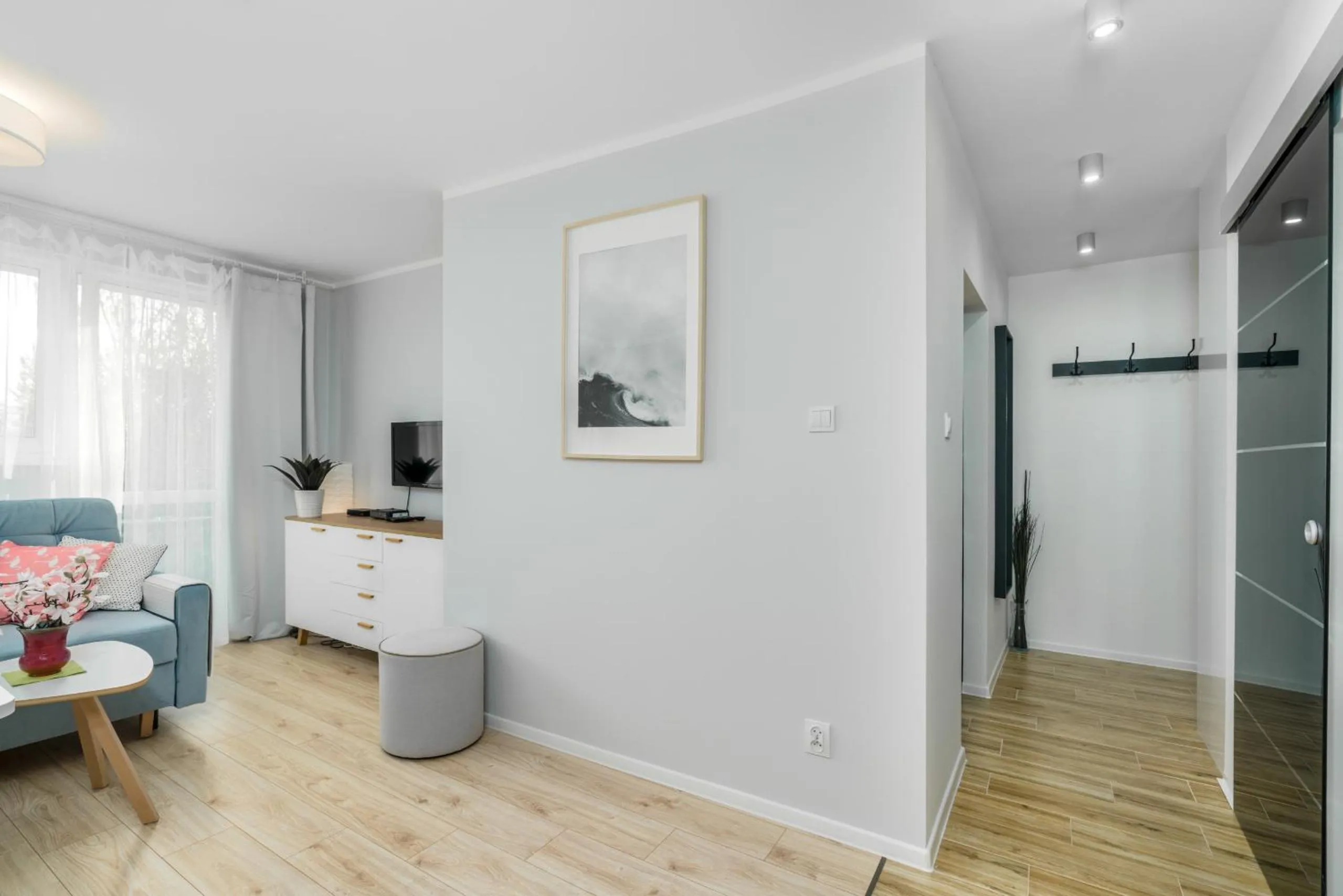 Living room in Apartment Poznan Park Cytadela by Noclegi Renters