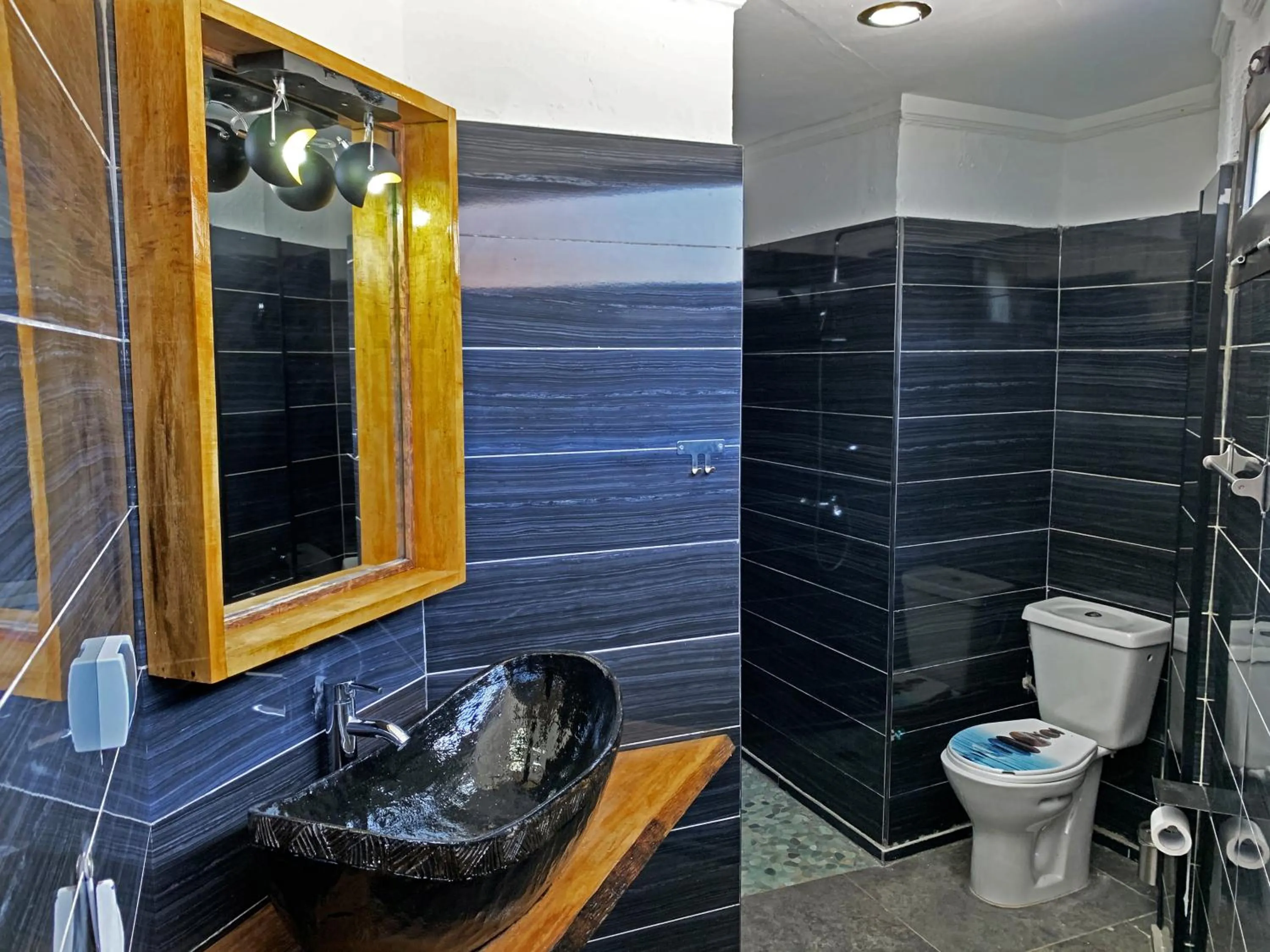 Bathroom in Hotel Blawa