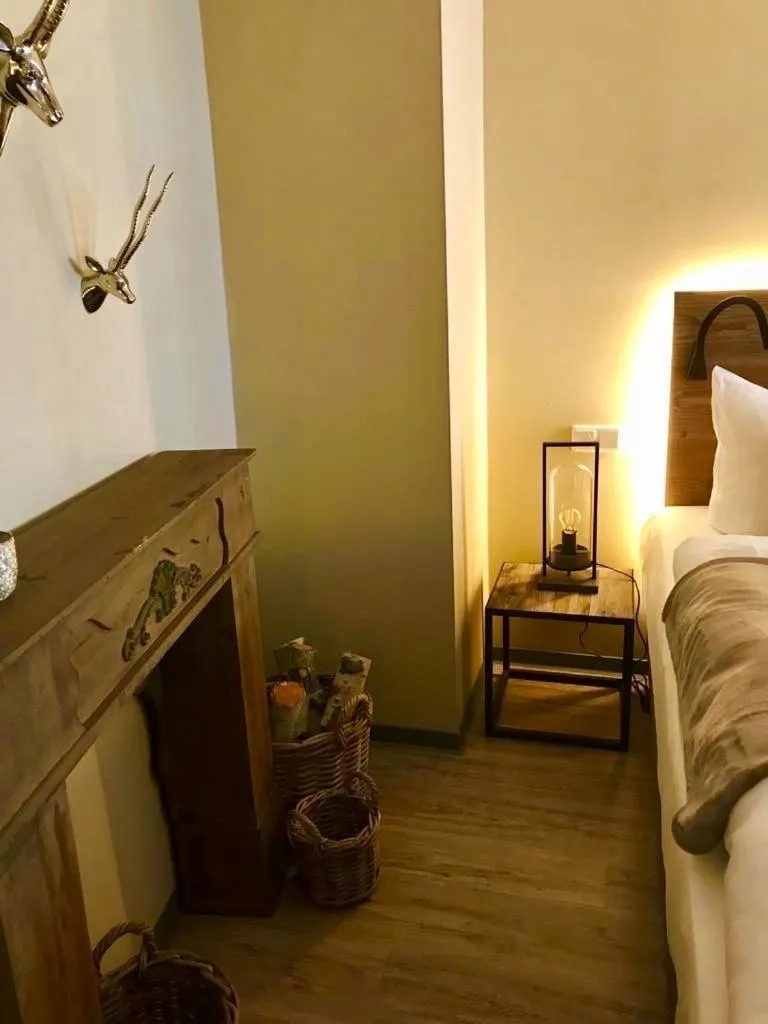 Bed in Romantisches Hotel Menzhausen