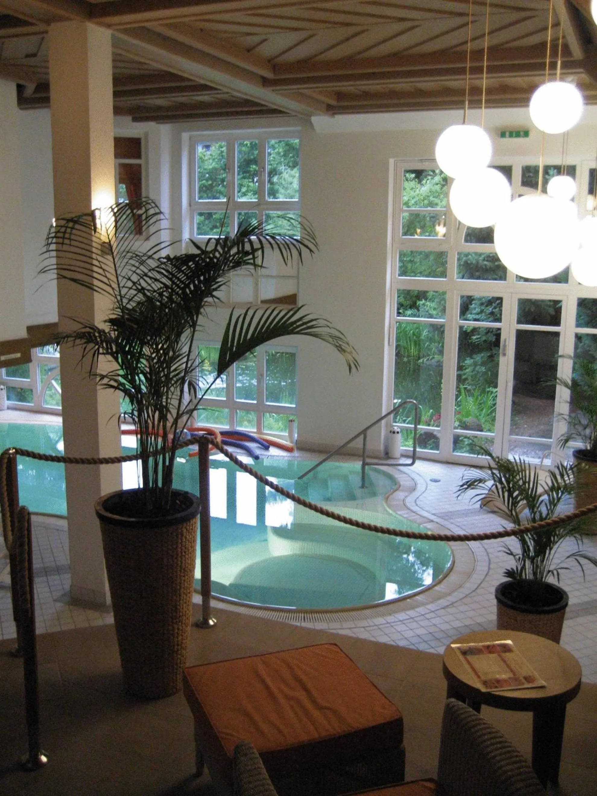 Hot Tub in Romantisches Hotel Menzhausen