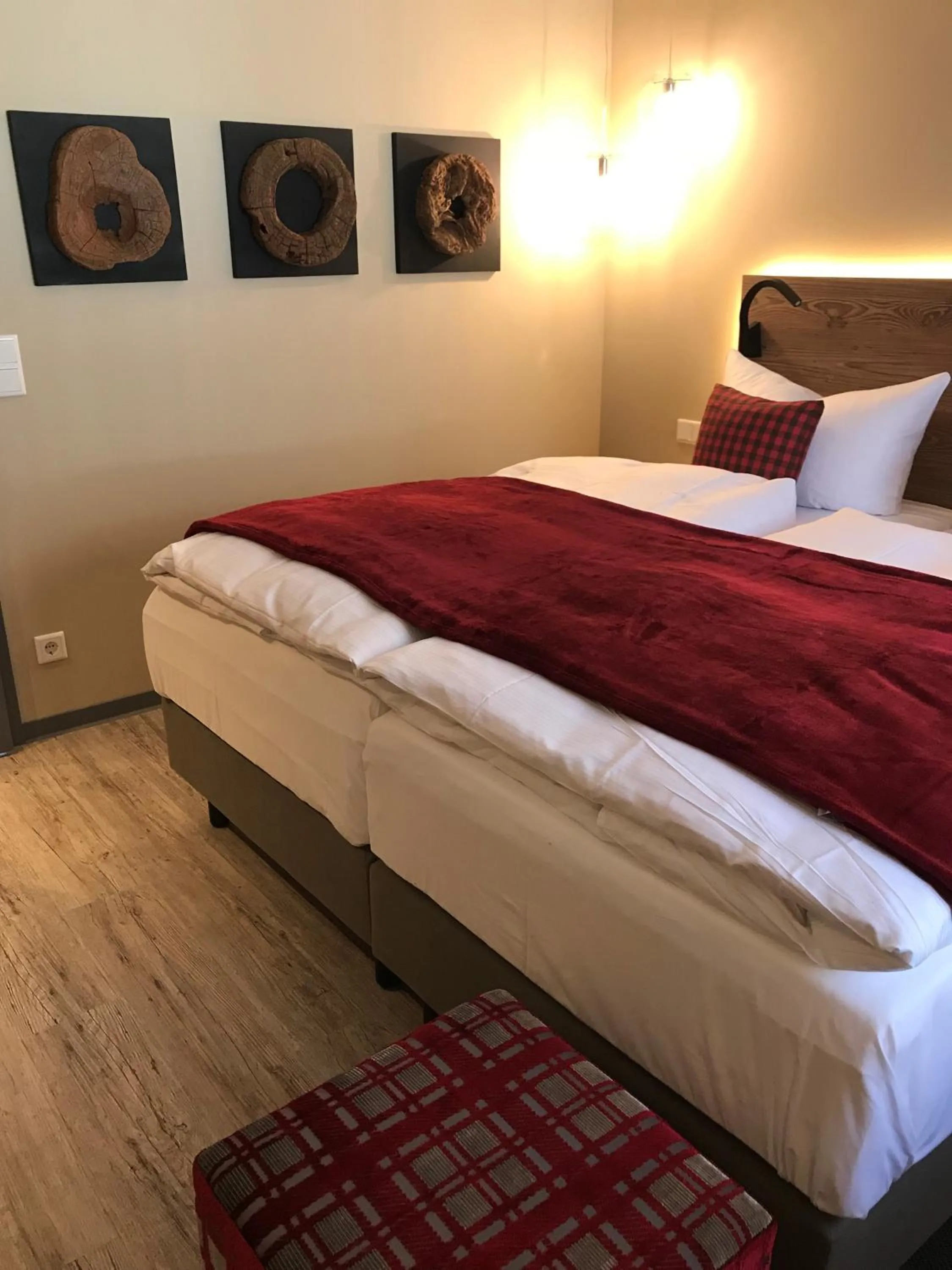 Bed in Romantisches Hotel Menzhausen