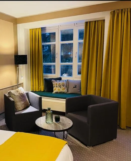 Bed in Romantisches Hotel Menzhausen