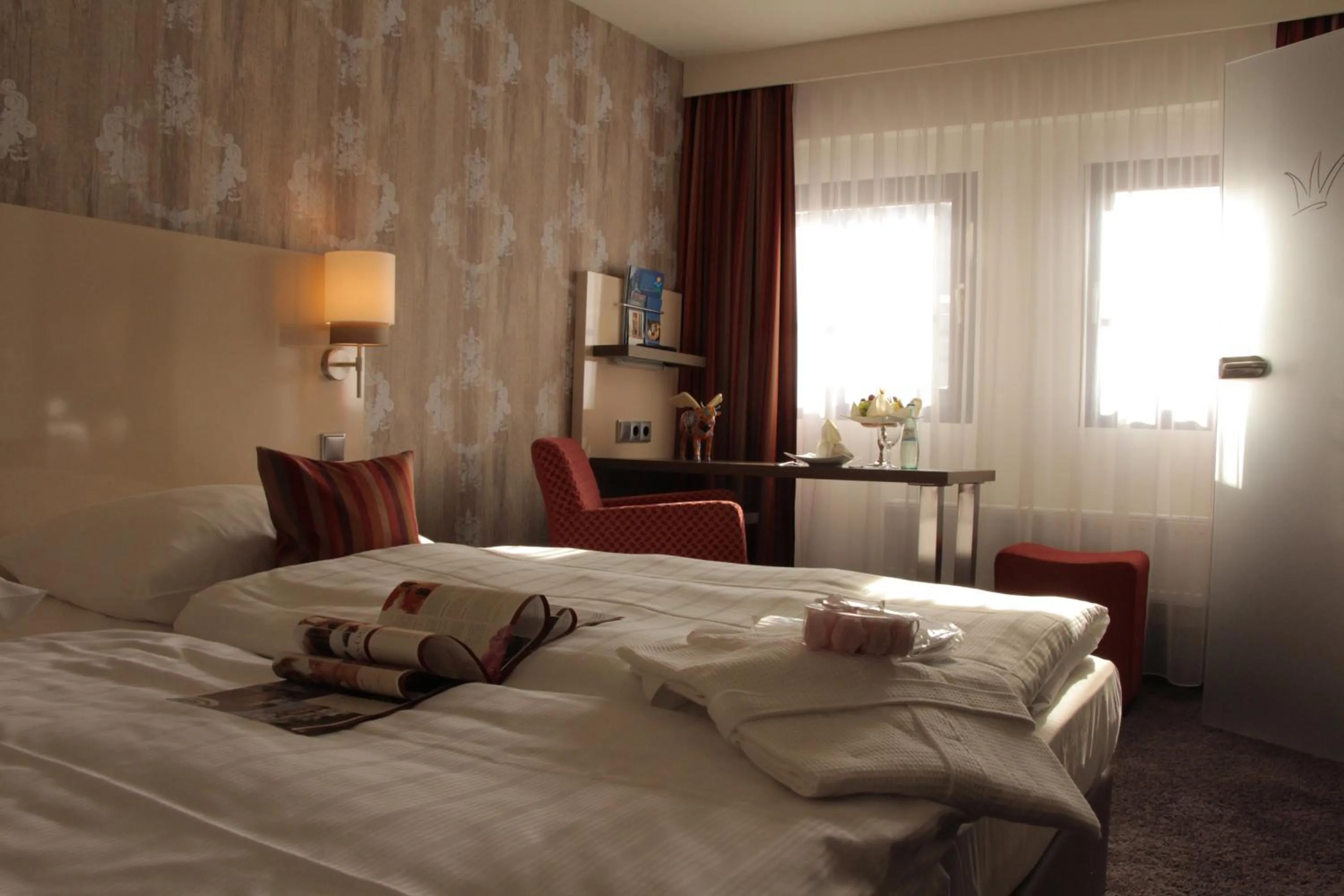 Photo of the whole room, Bed in Romantisches Hotel Menzhausen