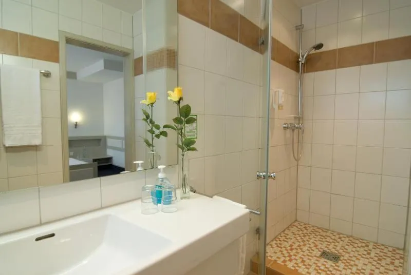 Shower in Hotel Kempf