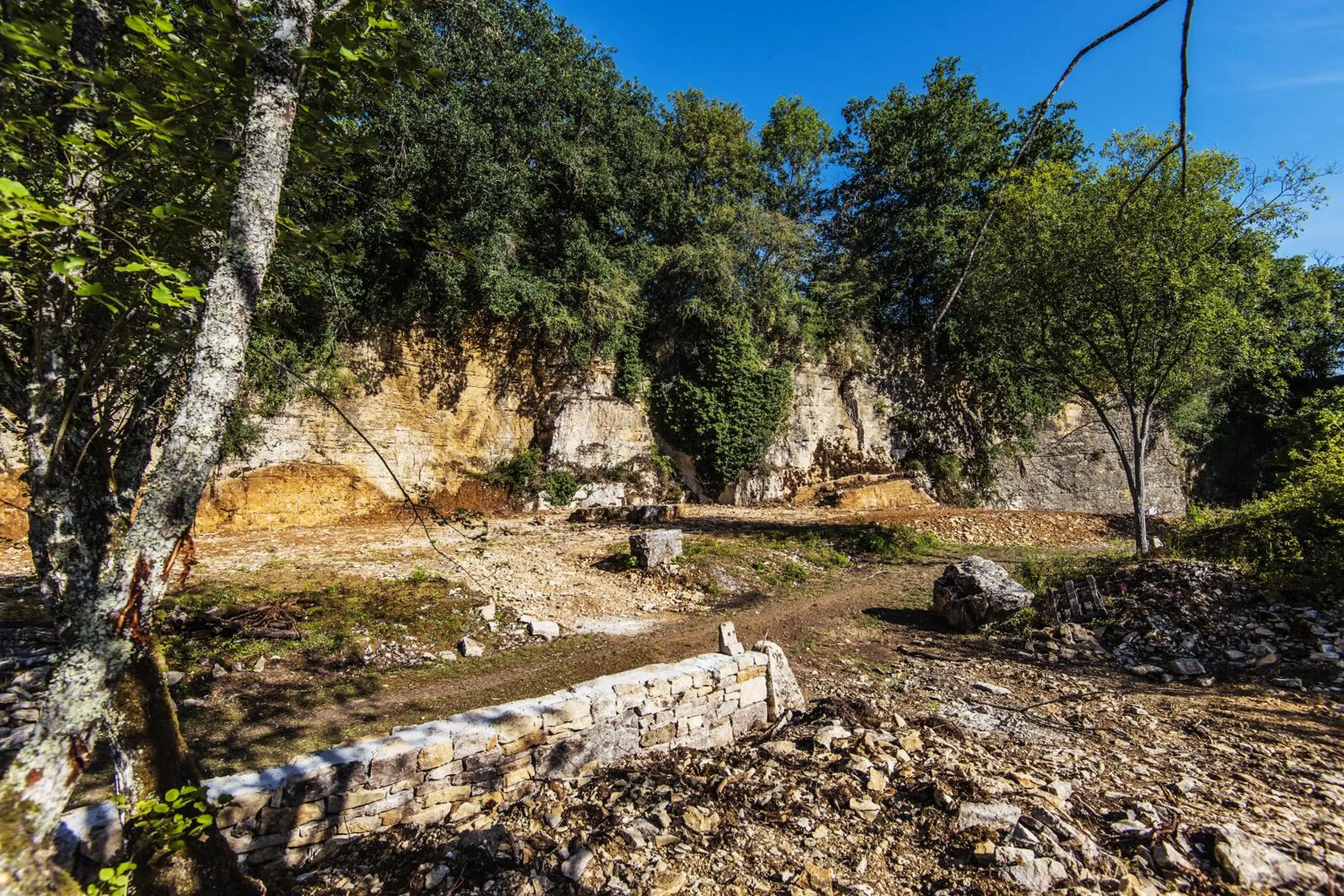 Garden in Le Domaine des Carriers - Gites