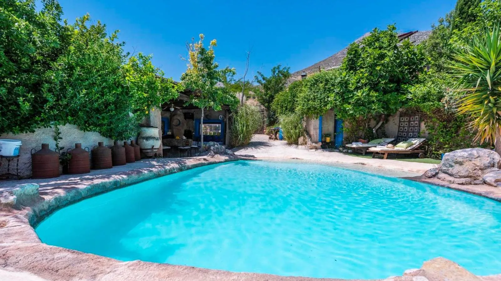 Swimming pool in Casa Marrojo Loja by Ruralidays