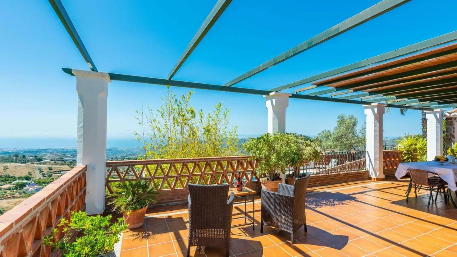 Sea view in Casa Cuatro Caminos Frigiliana by Ruralidays