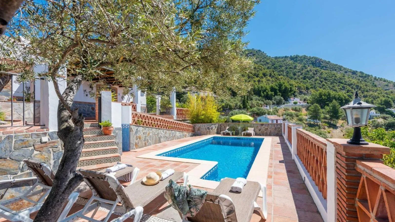 Swimming pool in Casa Cuatro Caminos Frigiliana by Ruralidays