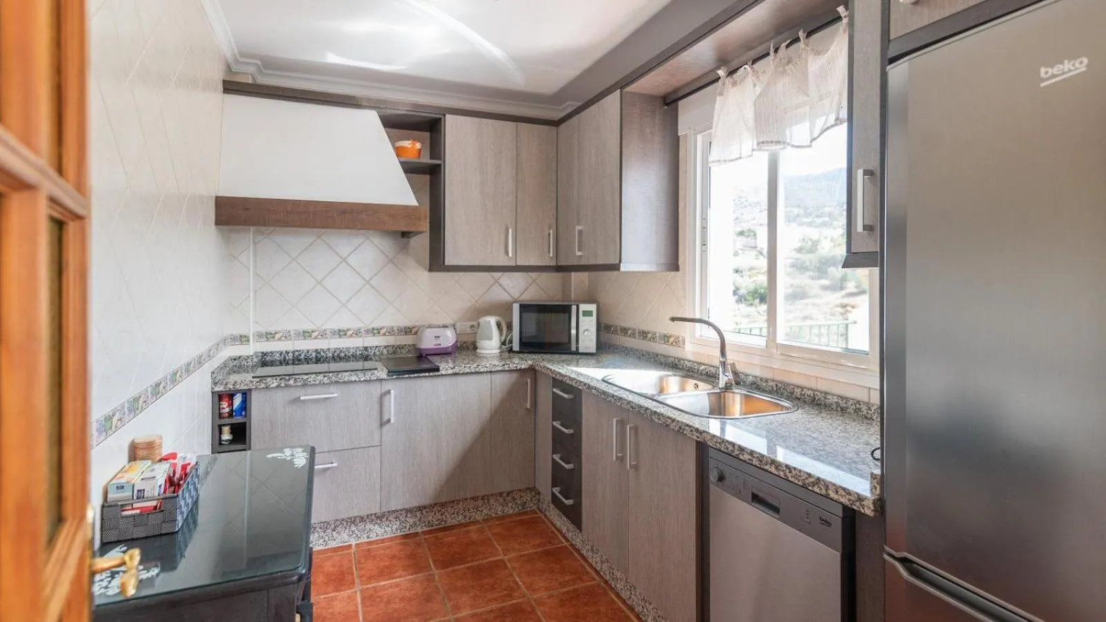 Kitchen or kitchenette in Cortijo Albaricoque Frigiliana by Ruralidays