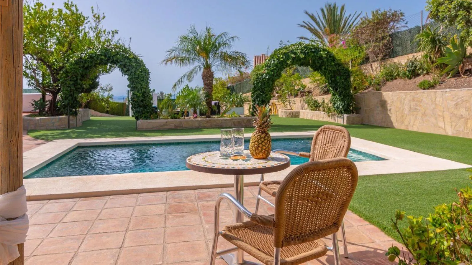 Swimming pool in Cortijo Albaricoque Frigiliana by Ruralidays