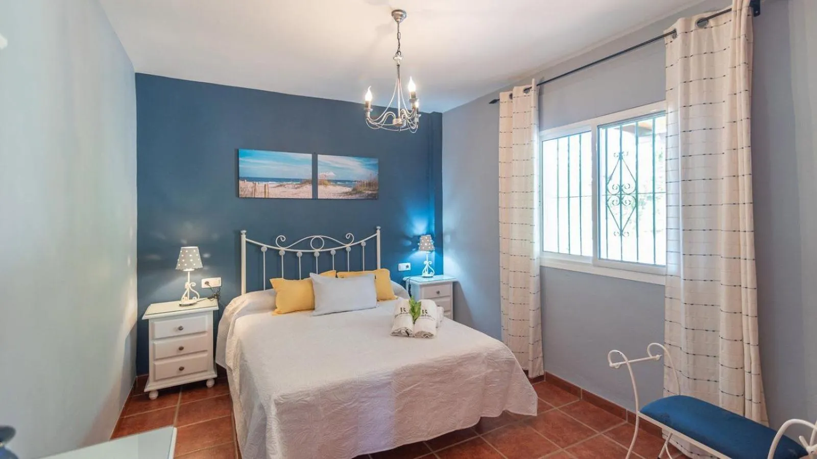 Bedroom, Bed in Cortijo Albaricoque Frigiliana by Ruralidays
