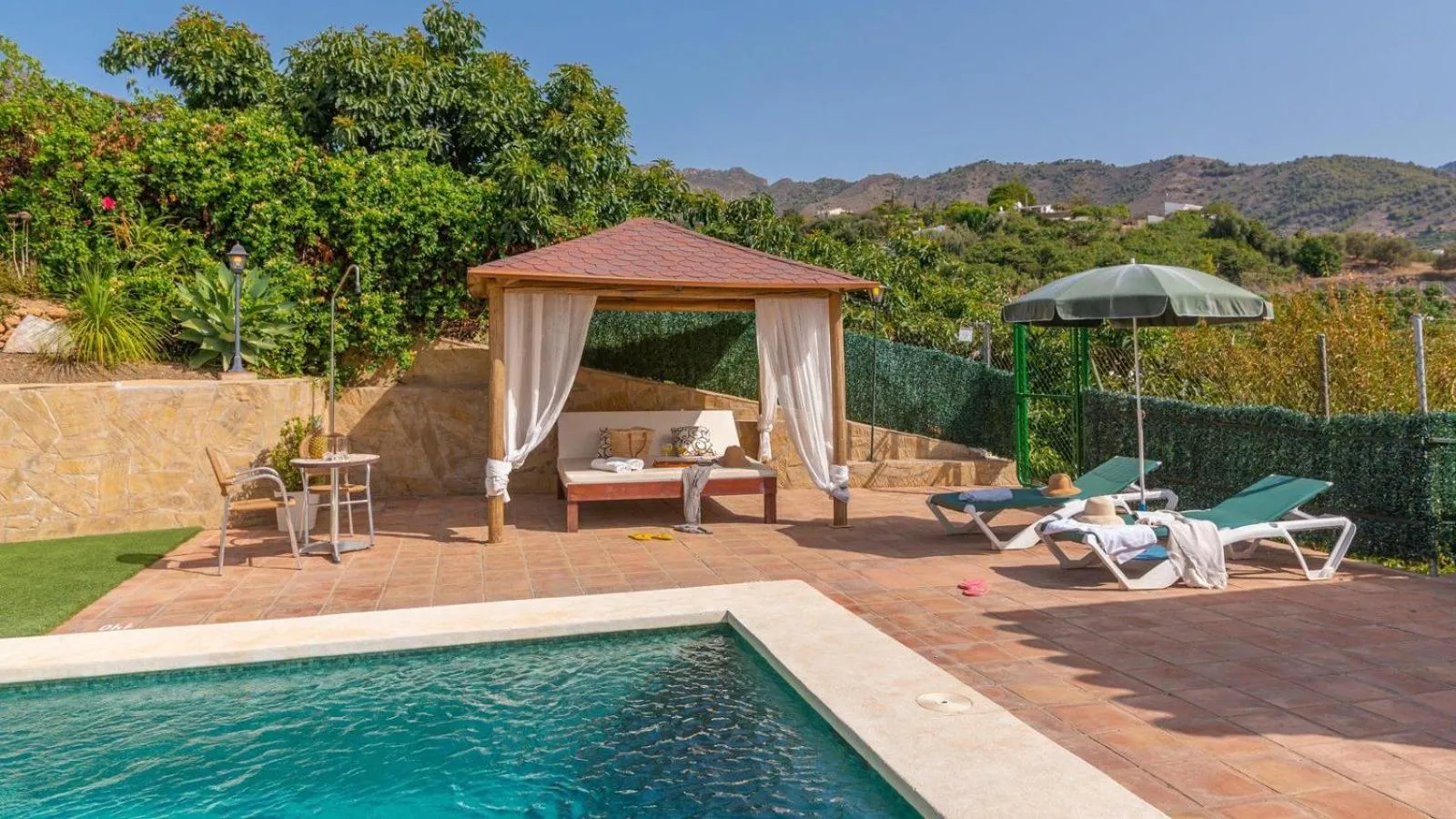 Swimming pool in Cortijo Albaricoque Frigiliana by Ruralidays