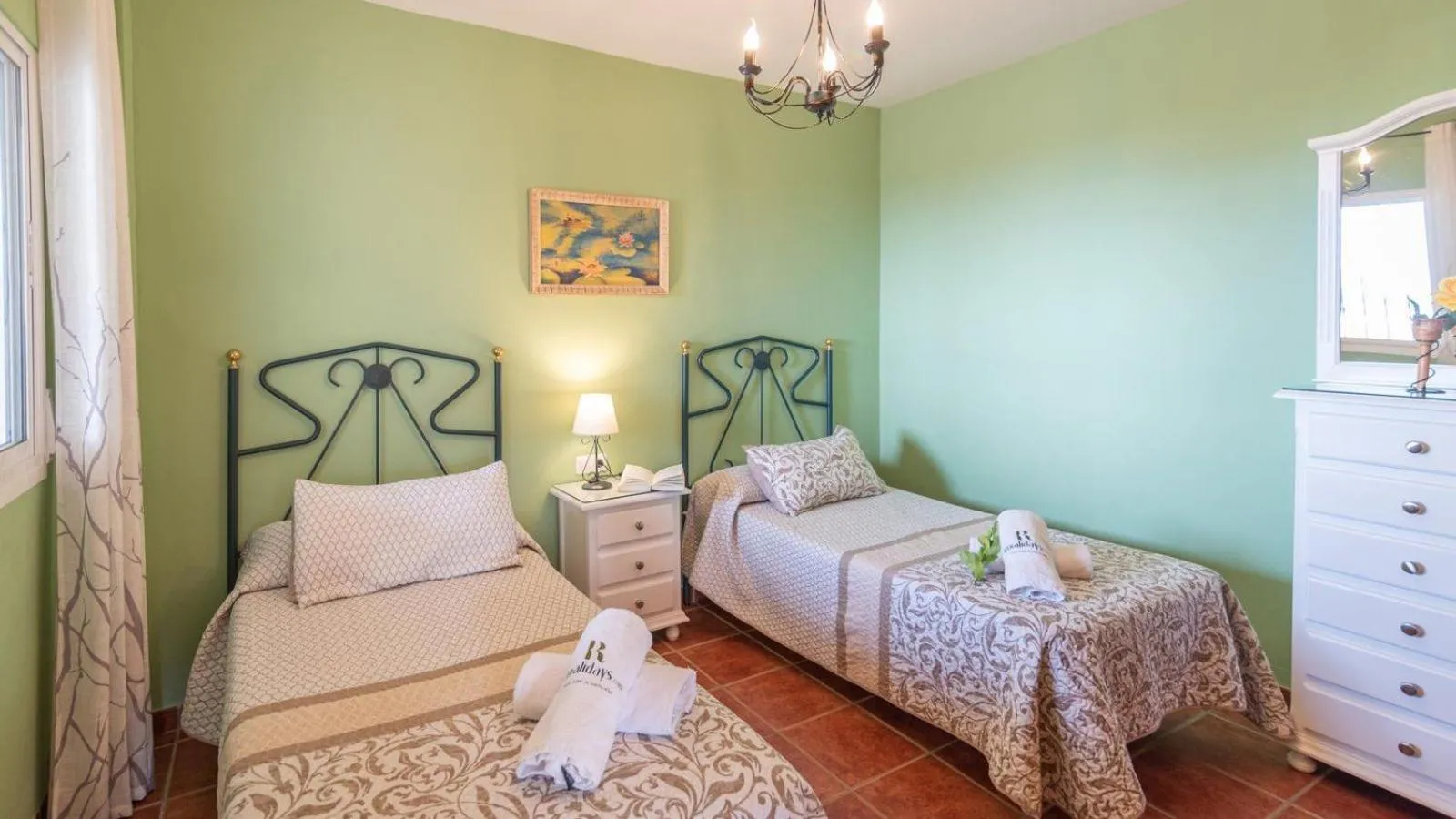 Bedroom, Bed in Cortijo Albaricoque Frigiliana by Ruralidays