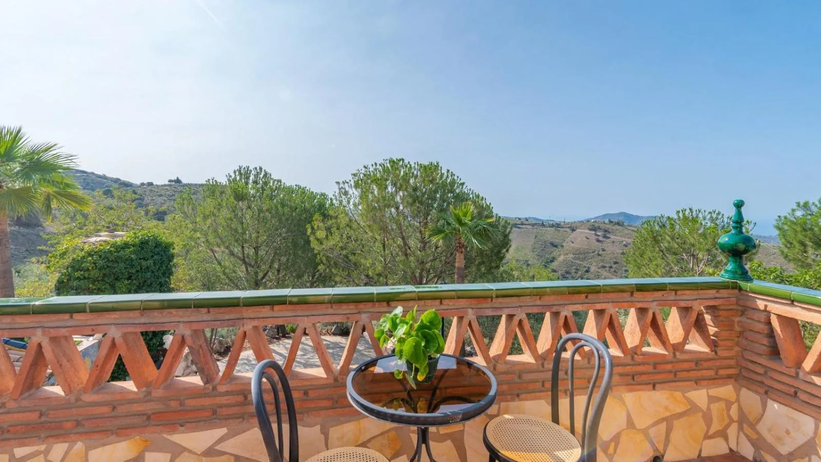 Balcony/Terrace in Villa Paraiso Andaluz Sedella by Ruralidays