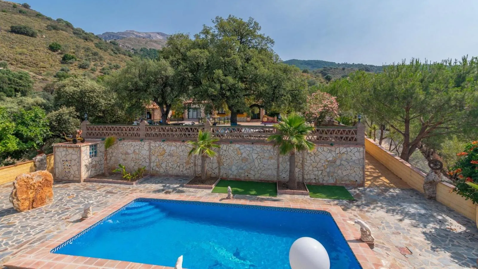 Swimming pool in Villa Paraiso Andaluz Sedella by Ruralidays