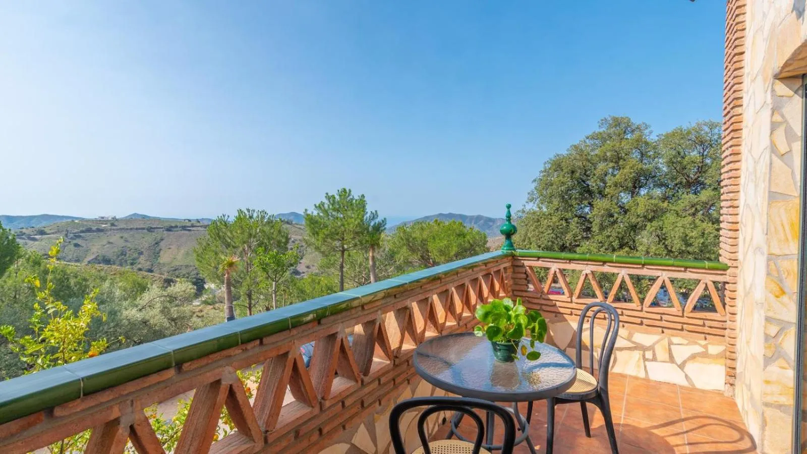 Balcony/Terrace in Villa Paraiso Andaluz Sedella by Ruralidays