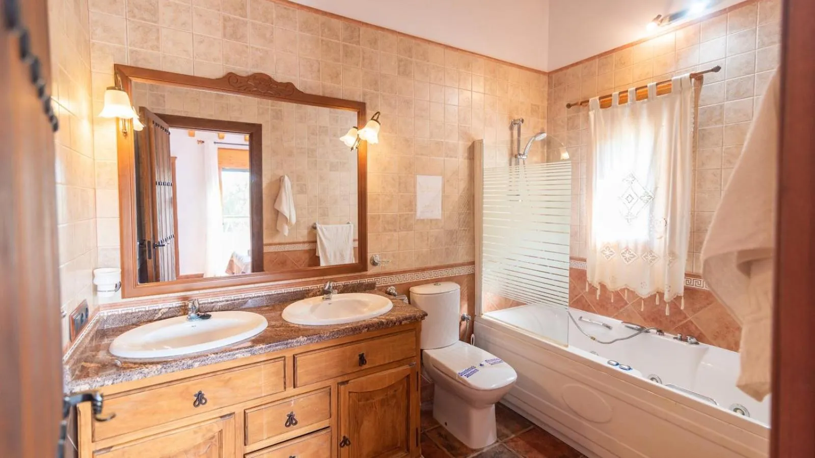 Bathroom in Villa Paraiso Andaluz Sedella by Ruralidays